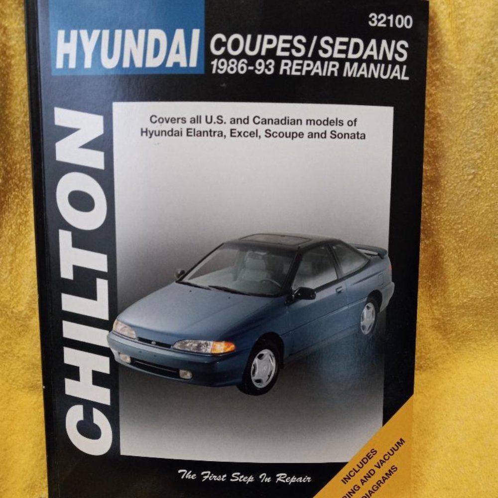 Hyundai Coupes/Sedans 1986-1993 Repair Manual by Chilton